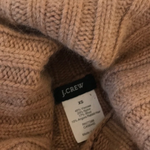 J Crew Cambridge Cable Knit Camel Turtleneck! 🐪 - Picture 3 of 5
